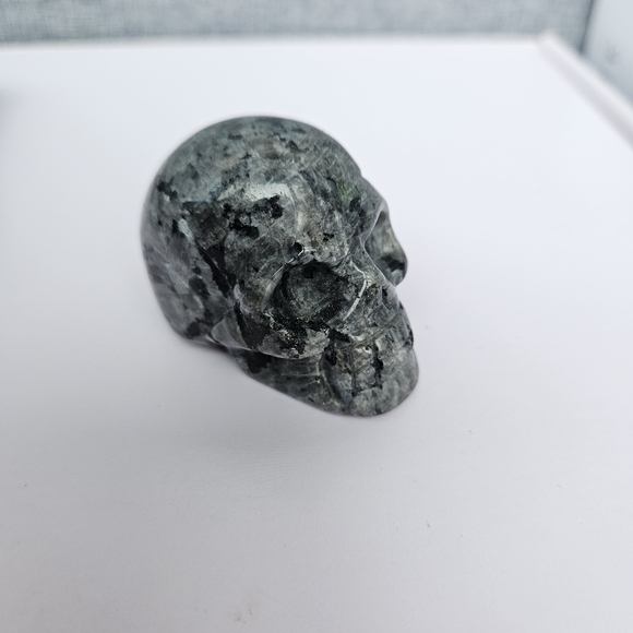 Larvakite Crystal Skull - Picture 3 of 7